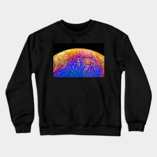 Soap Bubble Close Up Crewneck Sweatshirt